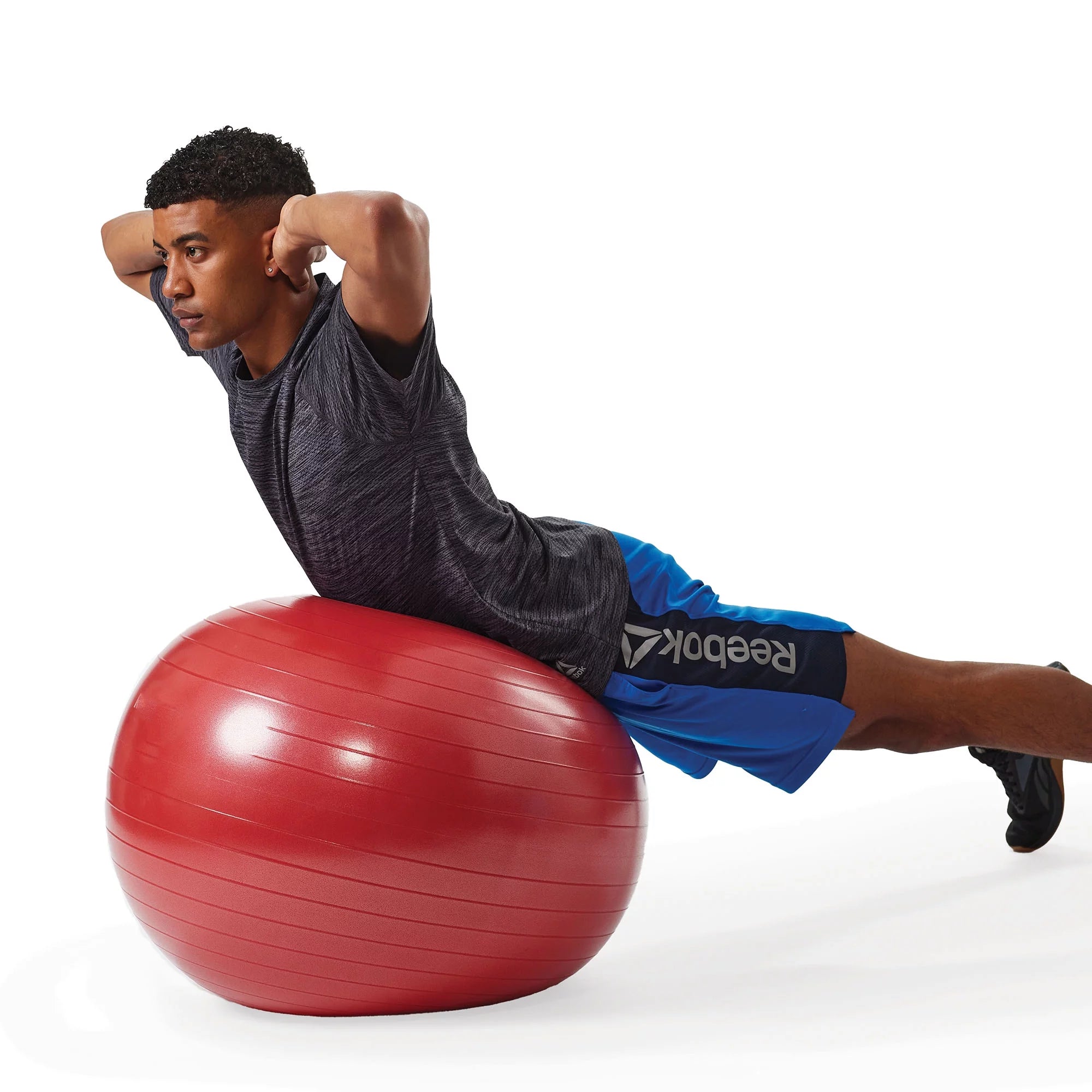65Cm Medium Weighted Stability Ball, Pump Included
