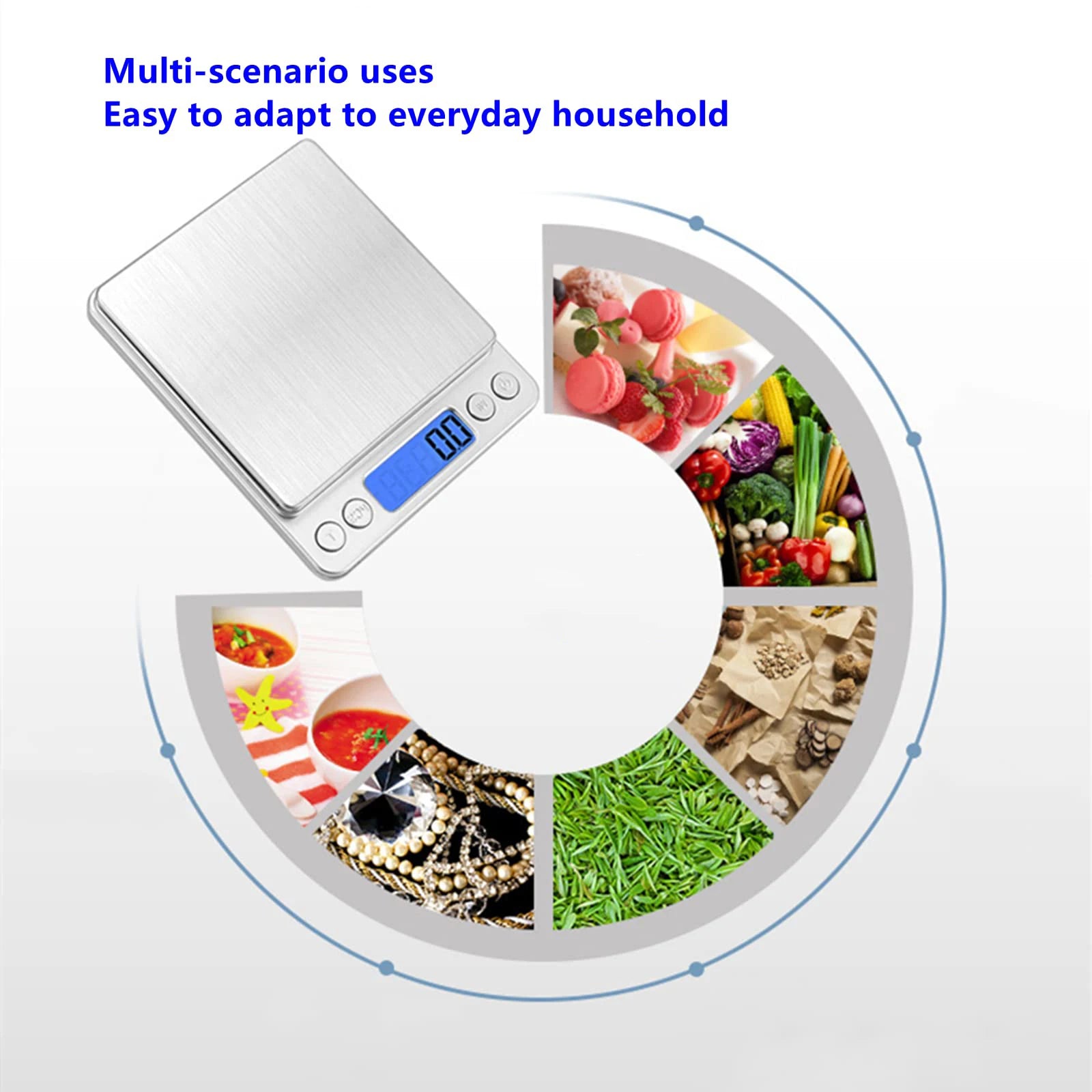 Digital Kitchen Scale 3kg/ 0.1g USB