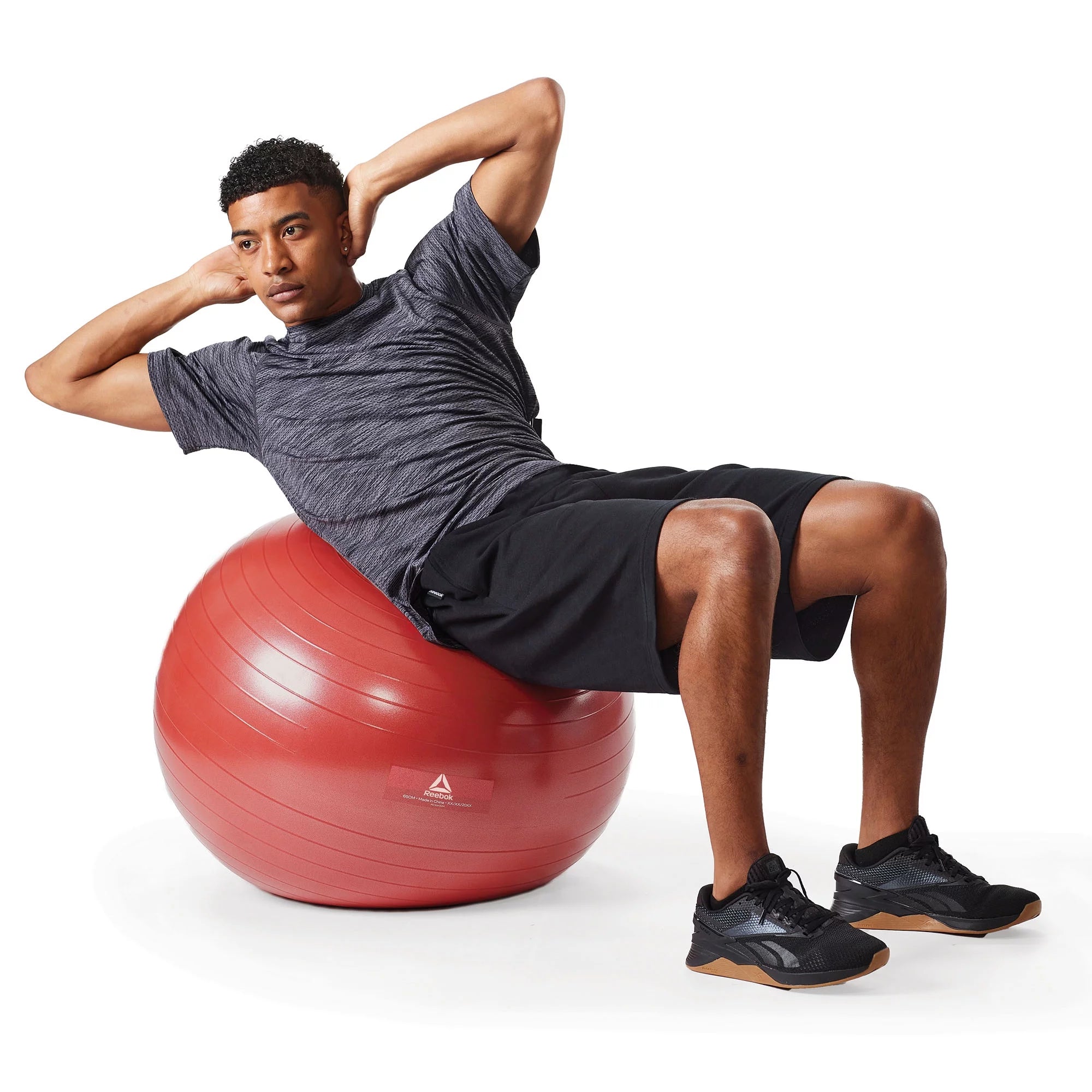 65Cm Medium Weighted Stability Ball, Pump Included